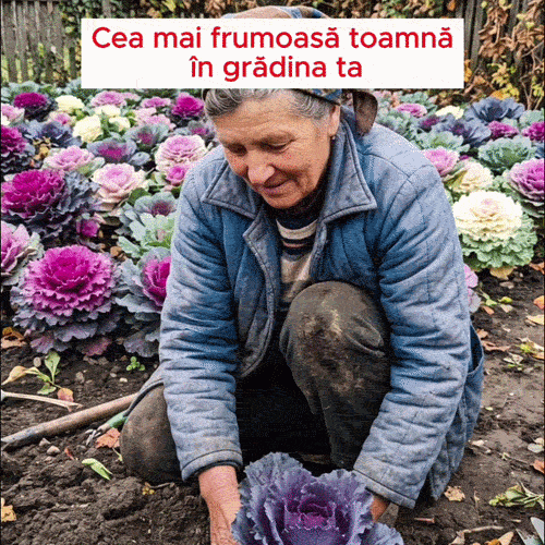Varză Ornamentală Mix - Odată cu primul ÎNGHET devine un spectacol în grădină